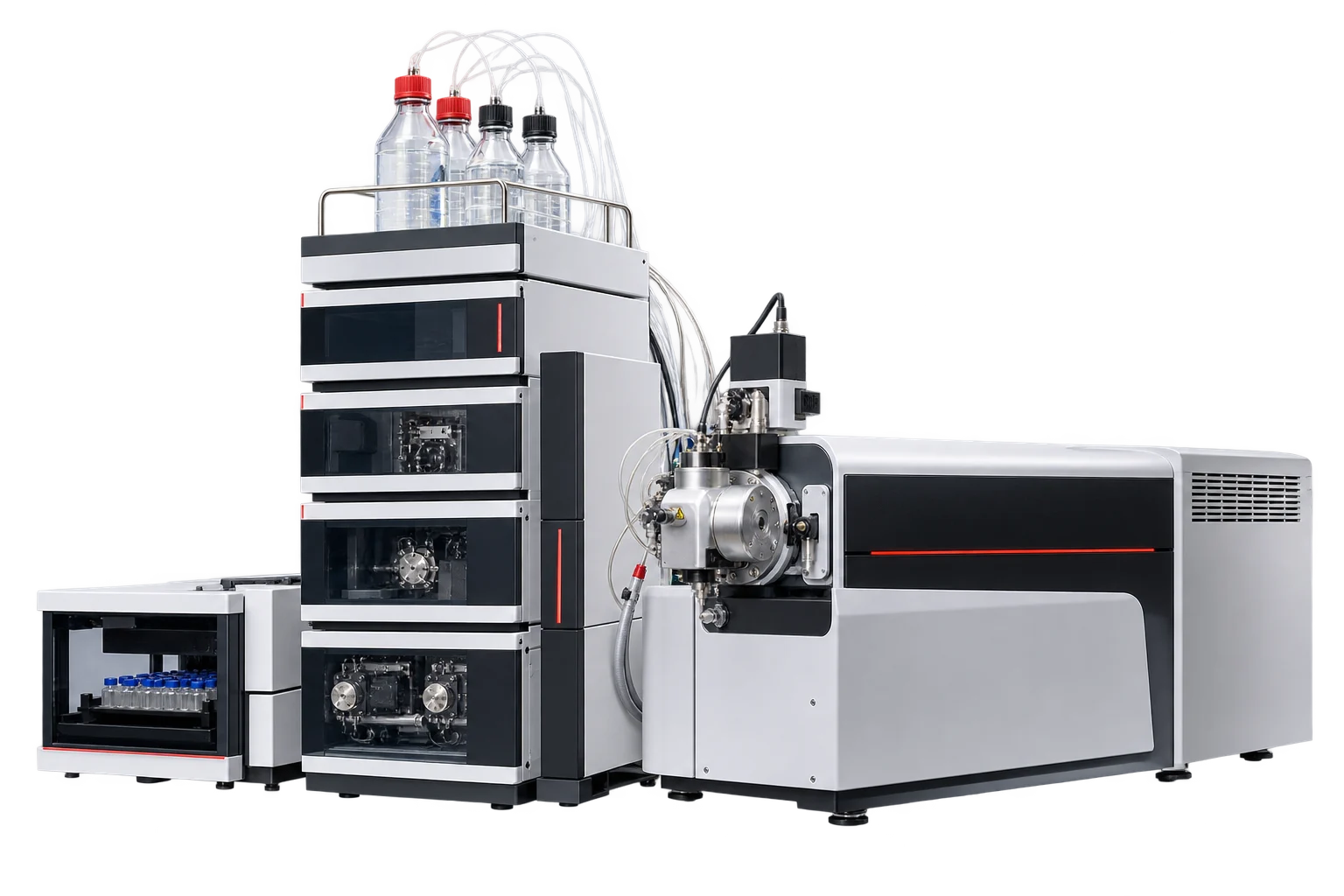 Modern UHPLC system coupled to LC-MS analytical instrumentation